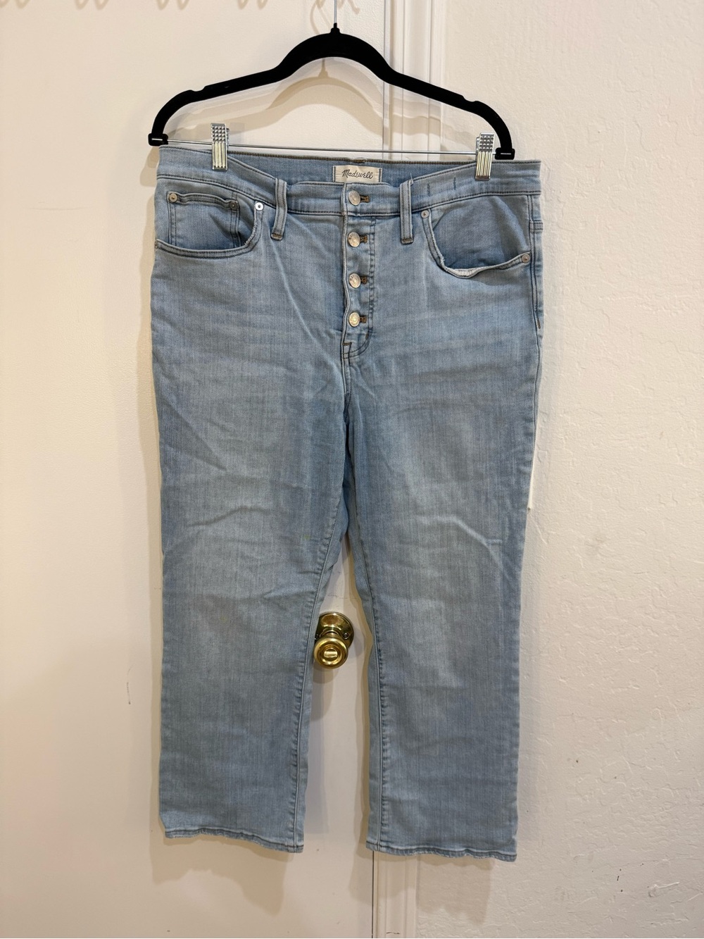 Madewell Women's Light Blue Cali Demi- Boot Jeans - Classic Denim - Size 31